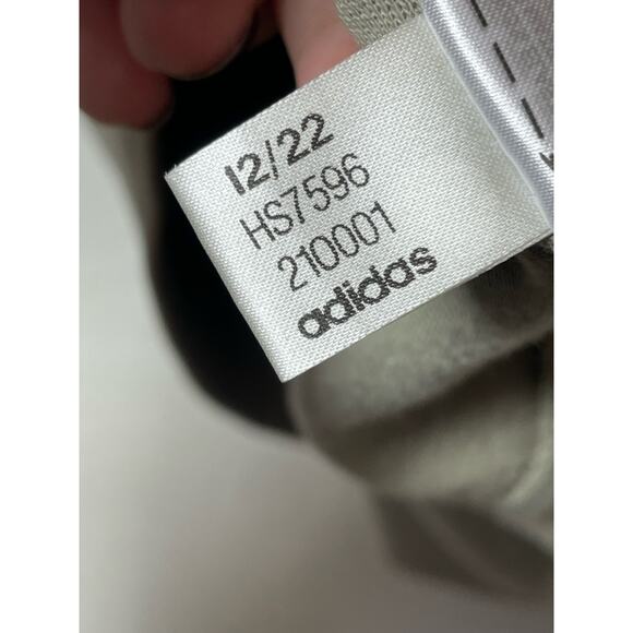 adidas Mens 1/2 Zip Pullover Shirt Kangaroo Pocket Large Golf Go-To Silver Green - Picture 6 of 6